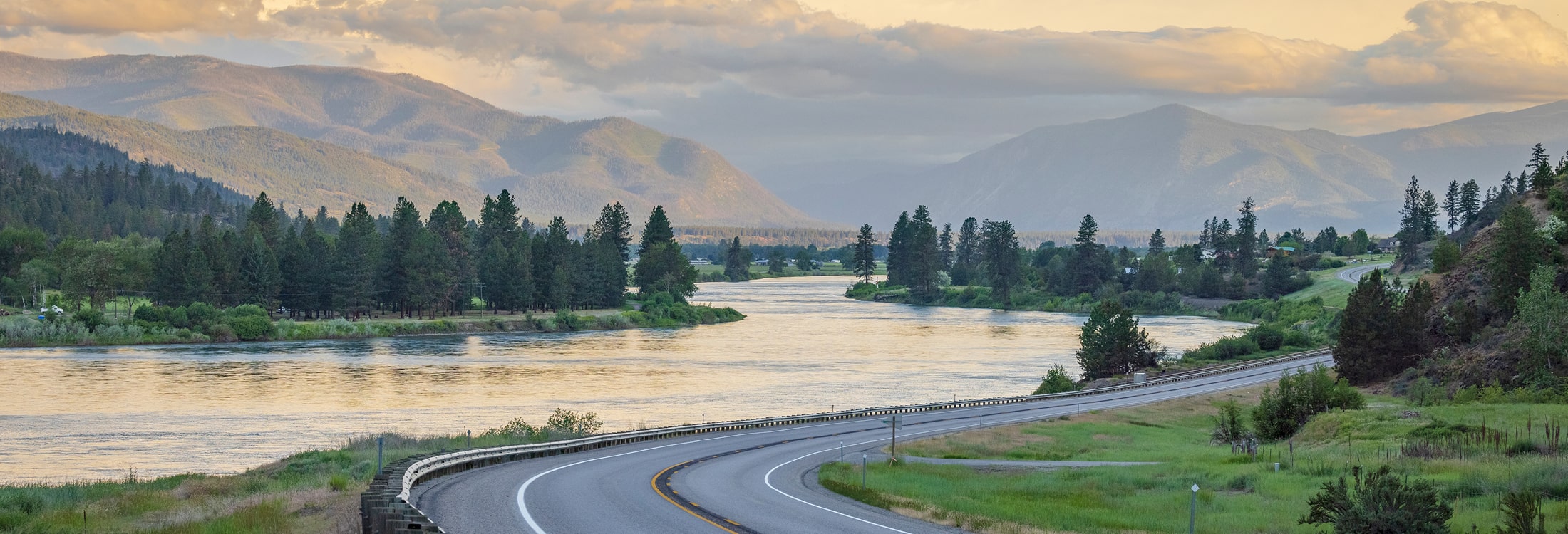 Travel Western Montana's scenic byways by car or motorcycle in the fall.